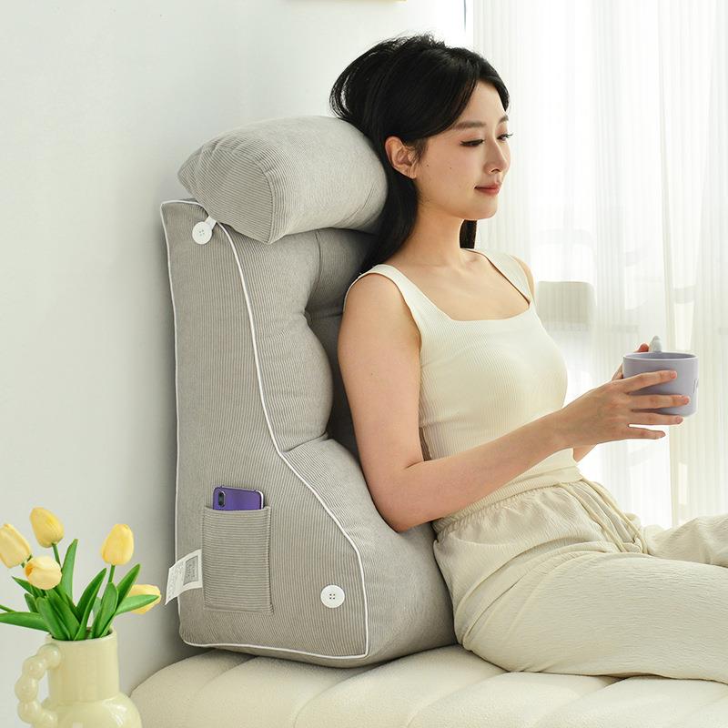 床垫床上靠枕颈看书大靠背垫抱靠枕LFT-001沙发头护护腰部支撑榻