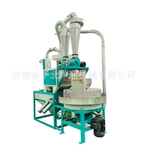 予北石机全自SYP动机磨粉生产机器小型磨面机粉磨碎机面粉机成套