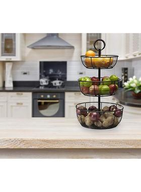 厂直销三家层铁艺水篮浴果室USN铁线收纳篮收纳筐沥水篮置物架