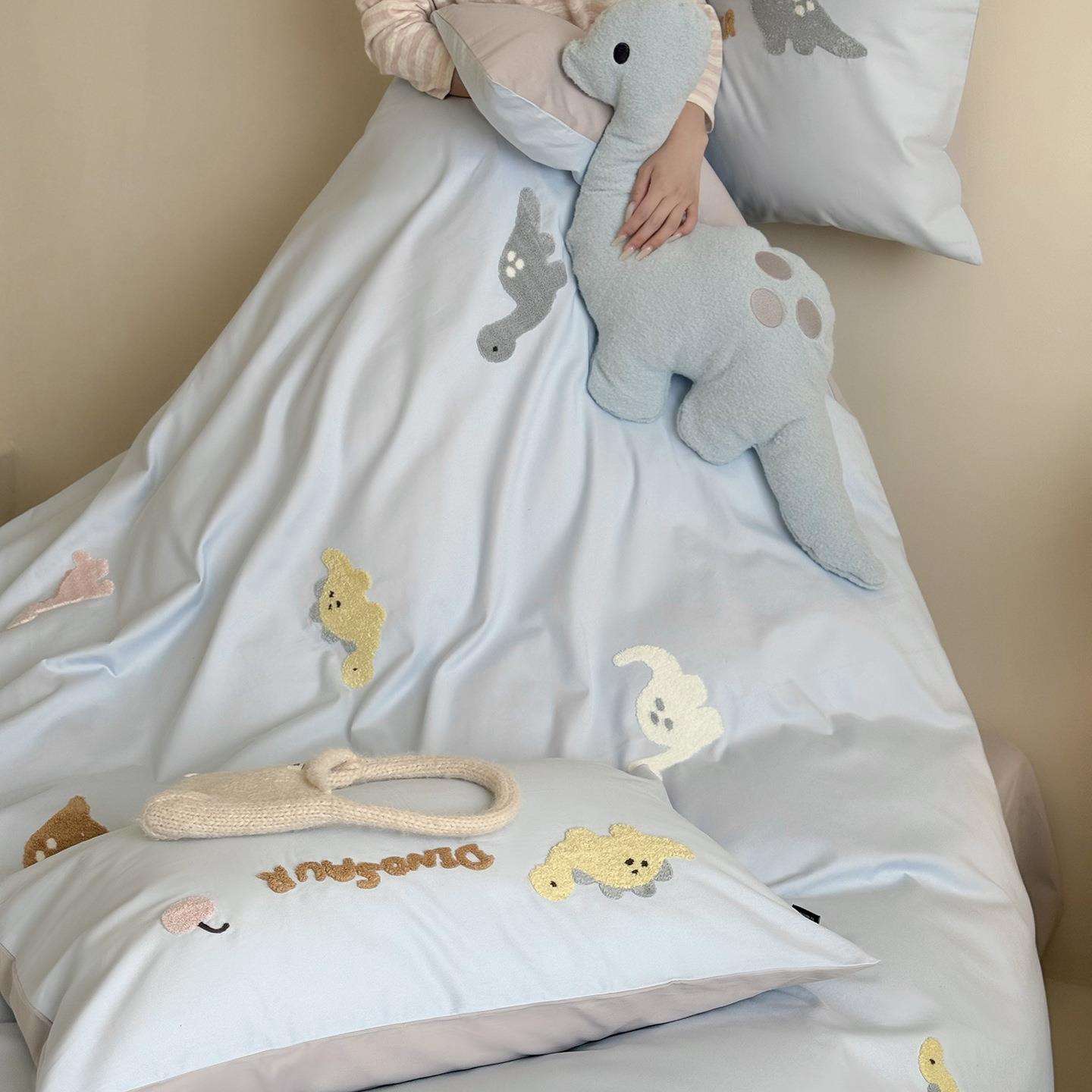 1冬00支加【自营】厚磨毛|高长绒棉全棉件纯棉季毛巾绣床上用品四