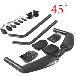 02破5年4新款 无标全碳纤维死飞风TT把公路自HSJ行车休息把场2地把