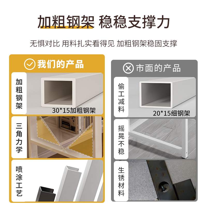 电脑桌台式简易书桌家用卧室学习桌学生小课桌简约长方形办公桌子