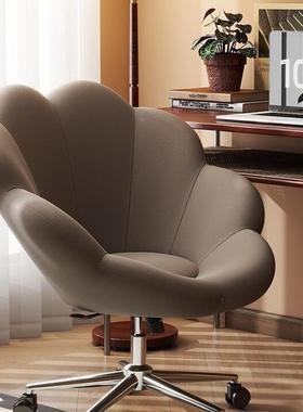 电椅轻奢家用办公椅舒适39389坐室久女生化妆椅书房书卧桌椅子脑