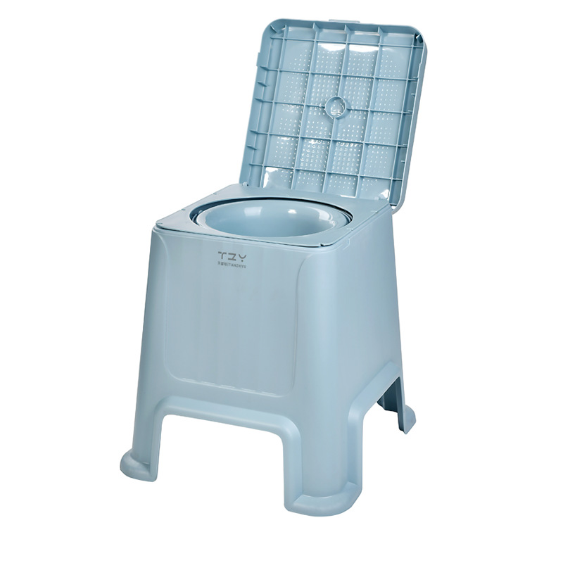 天智裕坐便椅移动马桶室内专用老人坐便器孕妇蹲坑坐便凳子家用