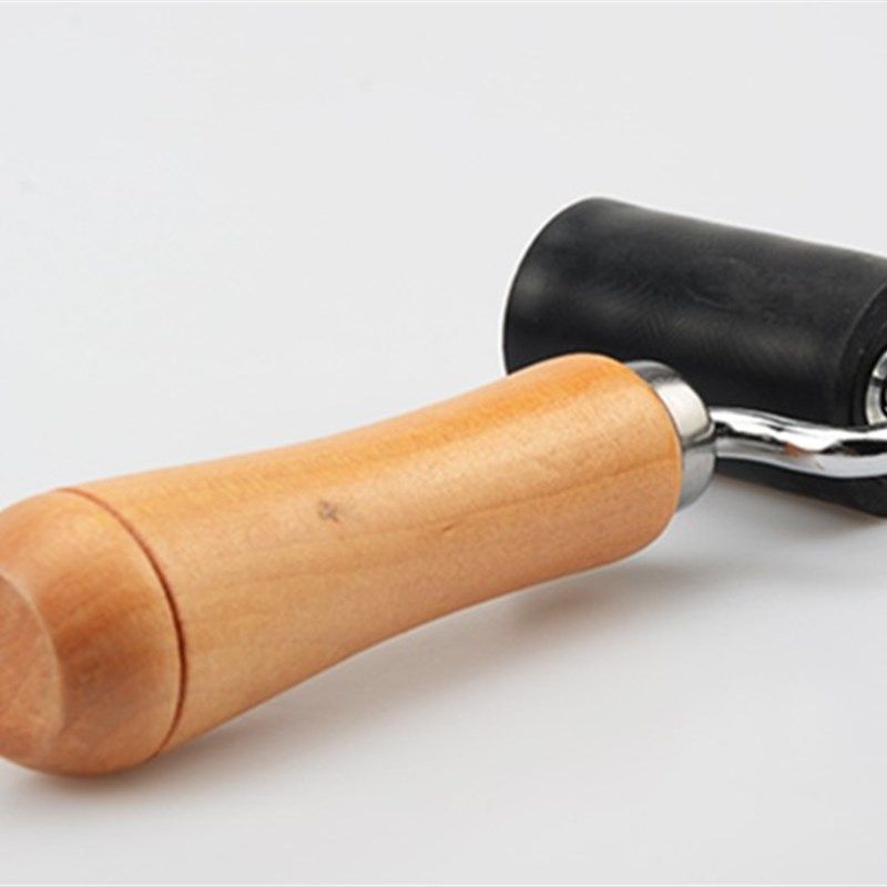 粘贴墙纸壁纸工具 壁纸工具 墙纸接缝压轮 小号黑色橡胶压轮滚轮