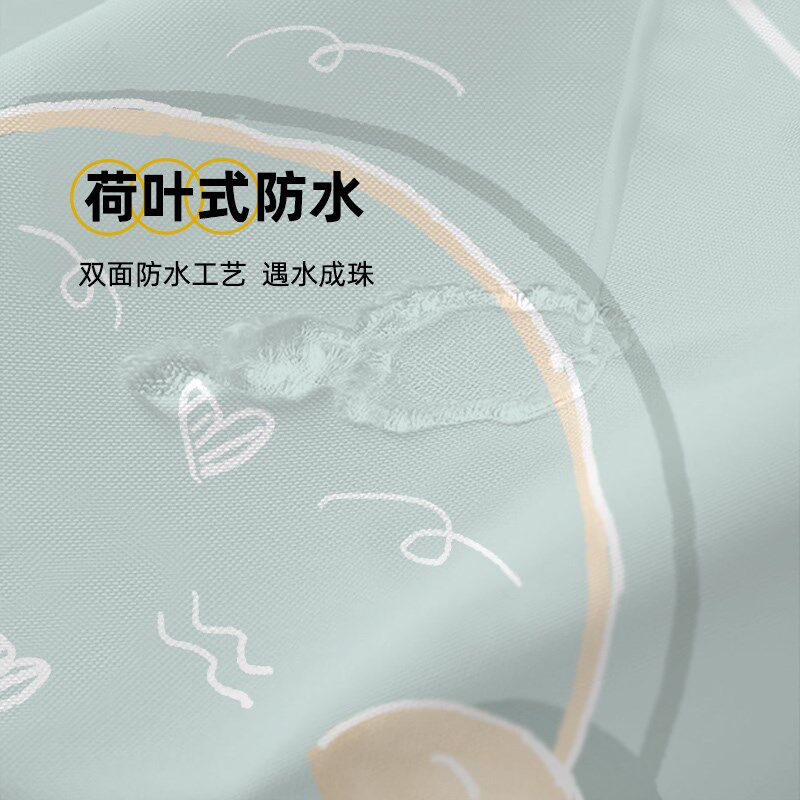 浴室防水浴帘日风卫生间防水布门帘淋浴帘加厚防霉屏风隔断免打孔