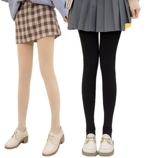袜内搭裤 保暖加绒加厚光腿神器肤色裤 袜防勾丝袜 女秋冬季 内搭裤