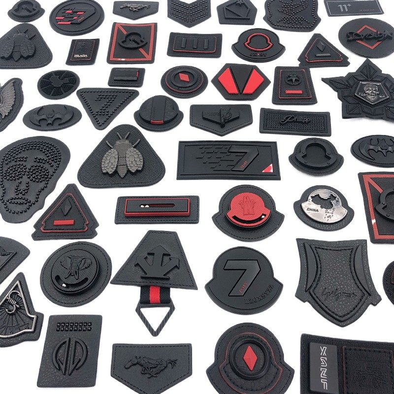 深色黑色皮贴皮革布贴补丁贴时尚皮包皮衣服包包破洞修补洞金属标,居家布艺,布贴,淘宝优惠券,粉丝福利购,淘宝优惠卷