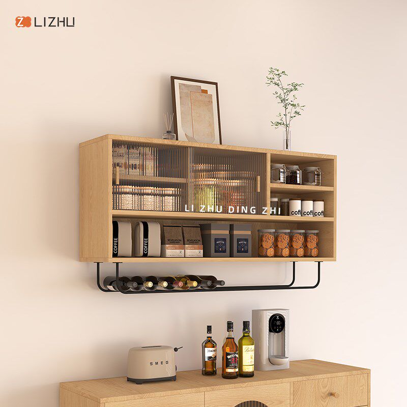 吊柜墙壁柜家用橱柜挂墙置物柜阳台收纳柜厨房壁柜墙上储物柜定制