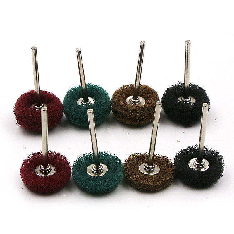 百洁布纤维轮 拉丝布抛光轮 单层双层金属打磨轮黄绿红黑四色磨头,标准件/零部件/工业耗材,百叶轮,淘宝优惠券,粉丝福利购,淘宝优惠卷
