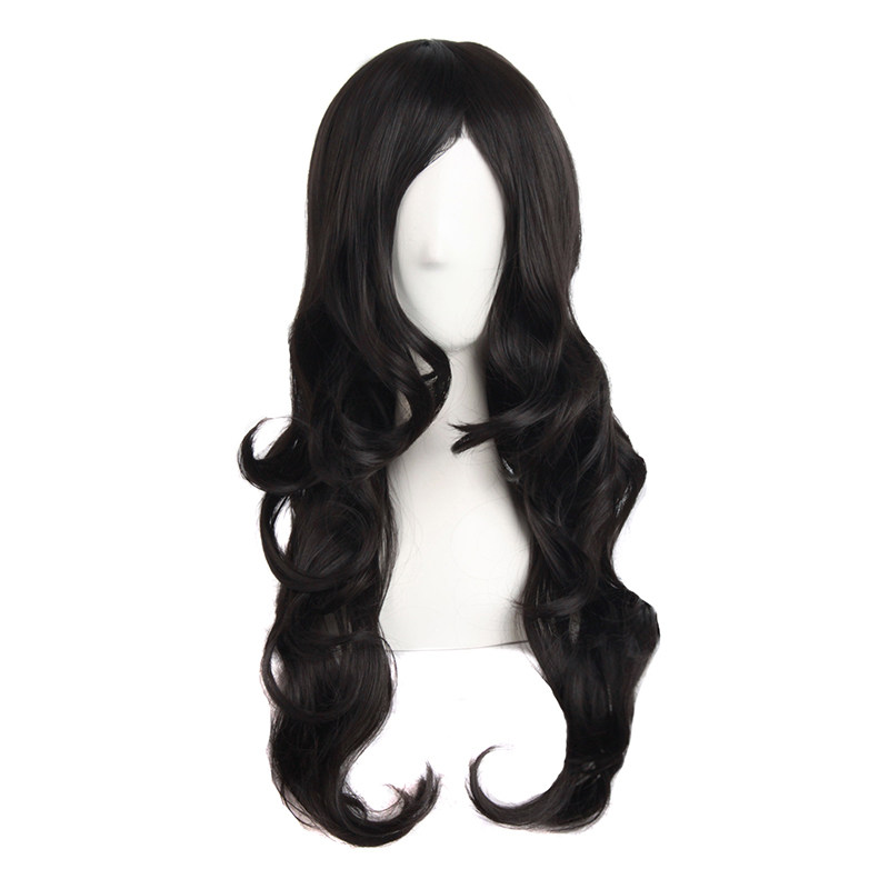 潼漫 cos假发女长卷发大波浪自然纯黑色高温丝全头套长发表演假毛,美发护发/假发,演出假发,淘宝优惠券,粉丝福利购,淘宝优惠卷