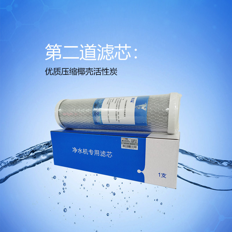 单只装中脉颐芯净水器水机滤芯PP棉活性炭滤芯一代二代水机滤芯