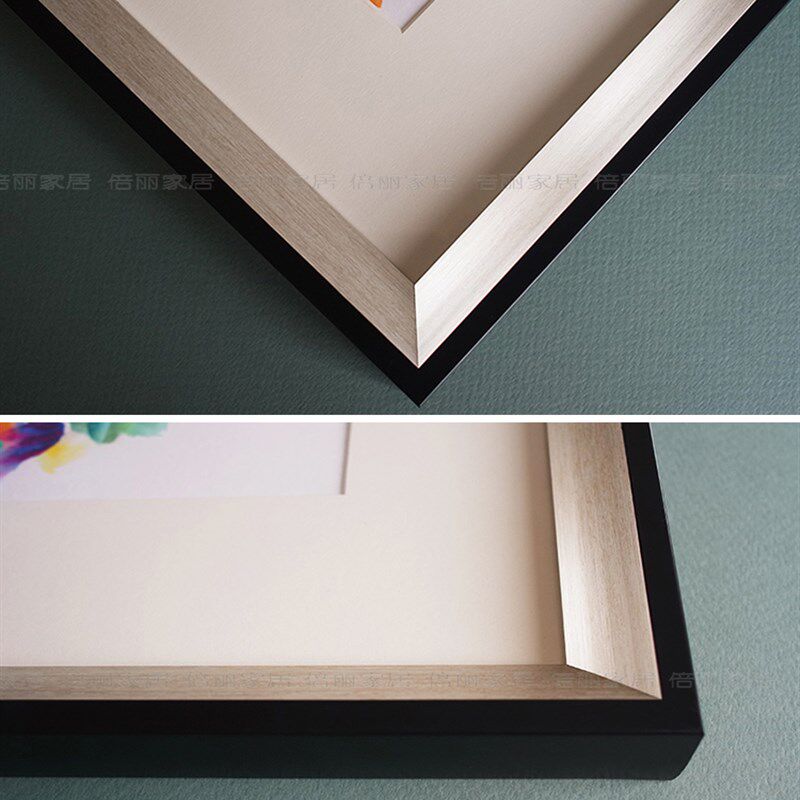水彩风格红色花卉客厅沙发背景墙书房玄关过道饭厅装饰画有框画