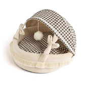 秋上新猫窝摇篮猫床狗床冬季 通用猫咪窝 保暖宠物床猫产房狗窝四季