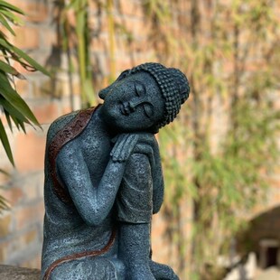 家居客厅禅意佛像件鱼缸装饰花园博古架庭院阳台茶室布置别墅摆设