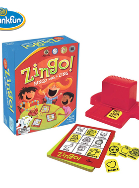 ThinkFun眼明手快思维锻炼图文英语数学反应力儿童4岁+益智玩具