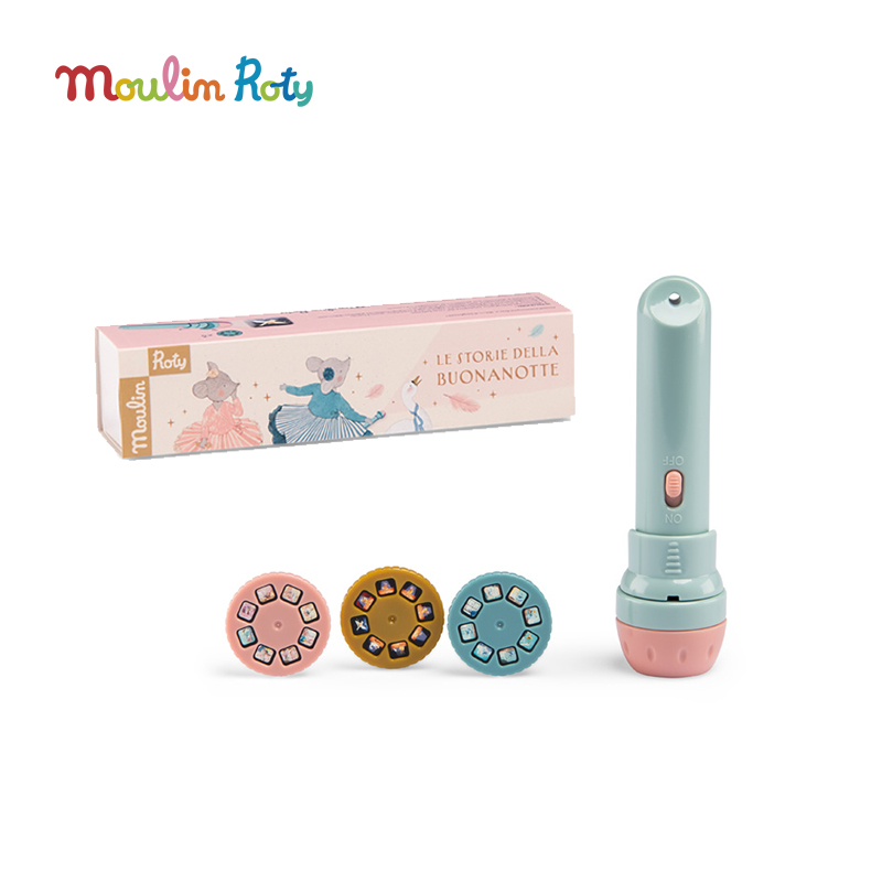 moulinroty儿童故事手电筒
