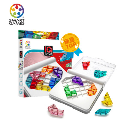SmartGames爱思极智慧爱心拼7岁+儿童益智玩具七巧板桌游男孩女孩