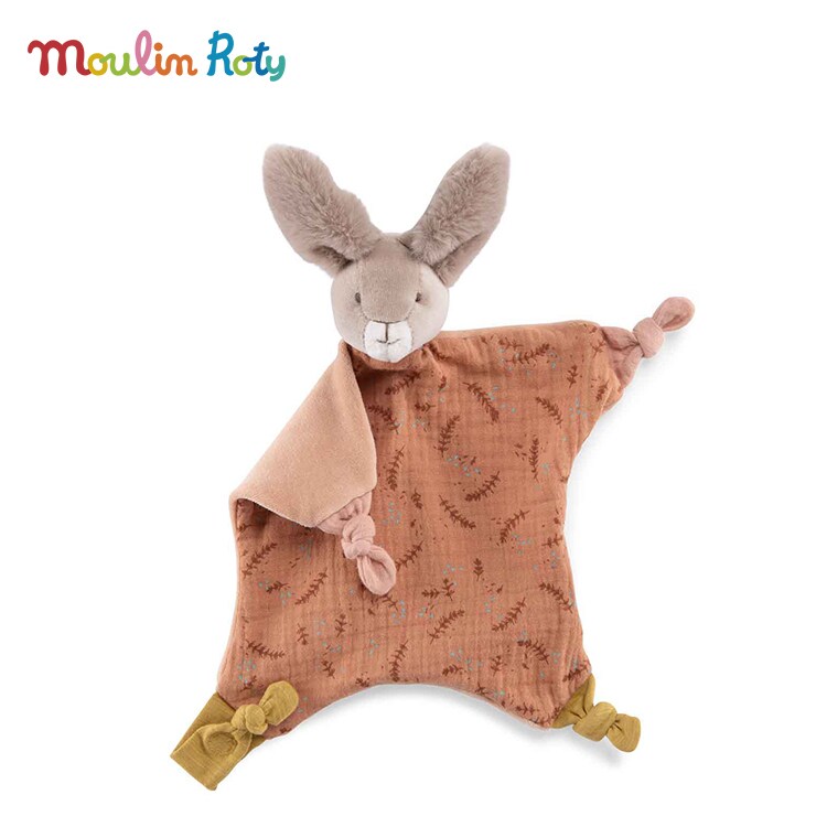 法国moulinroty茉兰若缇玩偶1-3月宝宝睡觉安抚巾婴幼儿纯棉礼物