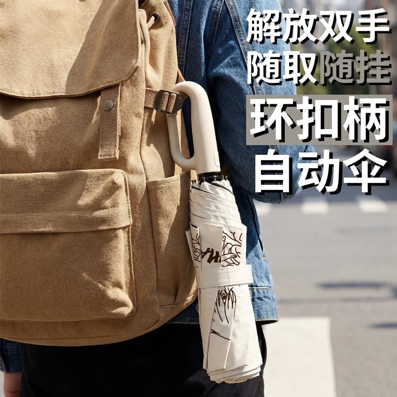 热销现在多闻君是哪一面周边二次元学生自动环扣晴雨两用伞遮阳防