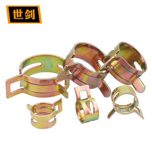 热销Q673弹性手捏喉箍卡箍钢带型环箍弹簧钢卡管夹水管油管箍锰钢