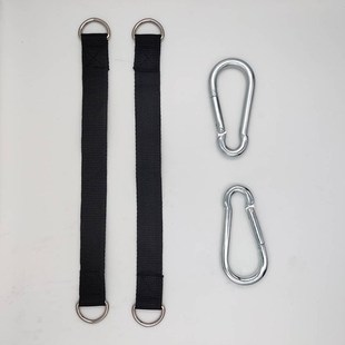 热销秋千配件大全吊绳吊椅室内单杠膨胀螺丝室外秋千连接带悬挂扣