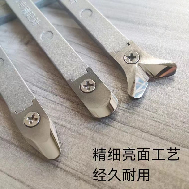 热销瓷砖美缝剂钨钢压缝片施工工具平面狗骨头阴阳角刮胶板棒