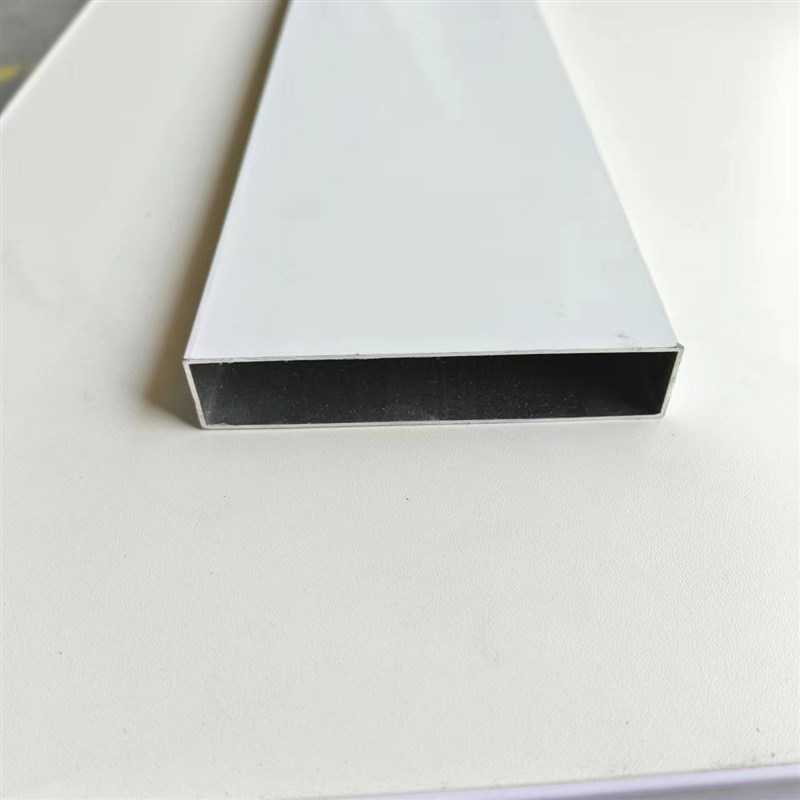 热销铝合金空心方管20*100.20*120黑色白色铝合金扁管铝方通铝型