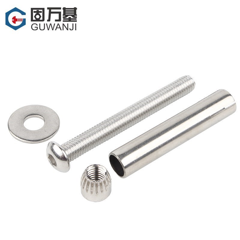 热销热销热销10头膨胀螺栓M4拉爆内置30内M8式膨胀螺丝头半圆内六