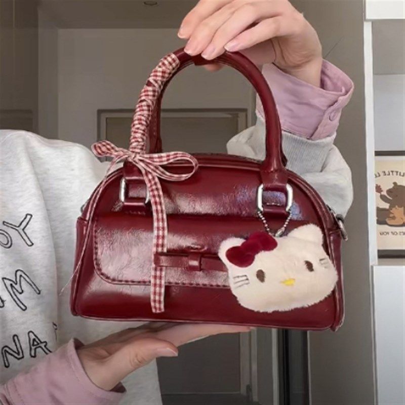 包包女2025新款气质吐司包红色百搭时尚单肩包精致气质斜挎手提包,箱包皮具/热销女包/男包,托特包,淘宝优惠券,粉丝福利购,淘宝优惠卷