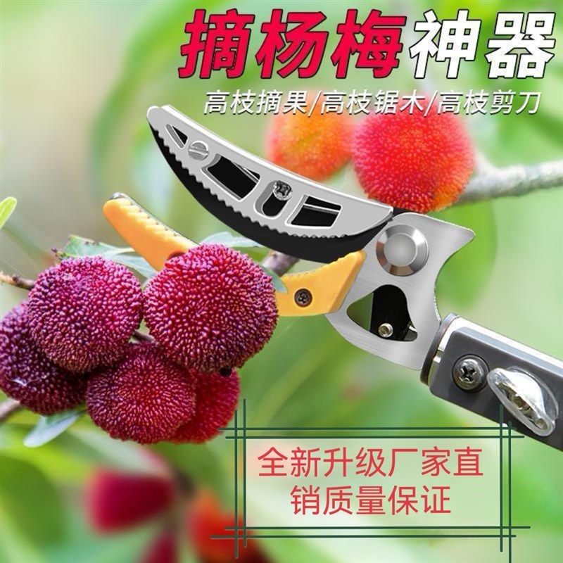 多功能伸缩杆高空摘果剪摘果w神器采摘枇杷荔枝龙眼柿子高空修枝