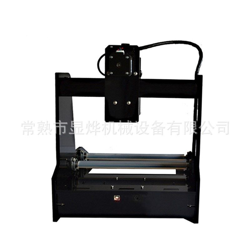 常熟 小型圆柱雕刻机多功能不锈钢易拉罐圆柱雕刻机数控 厂家