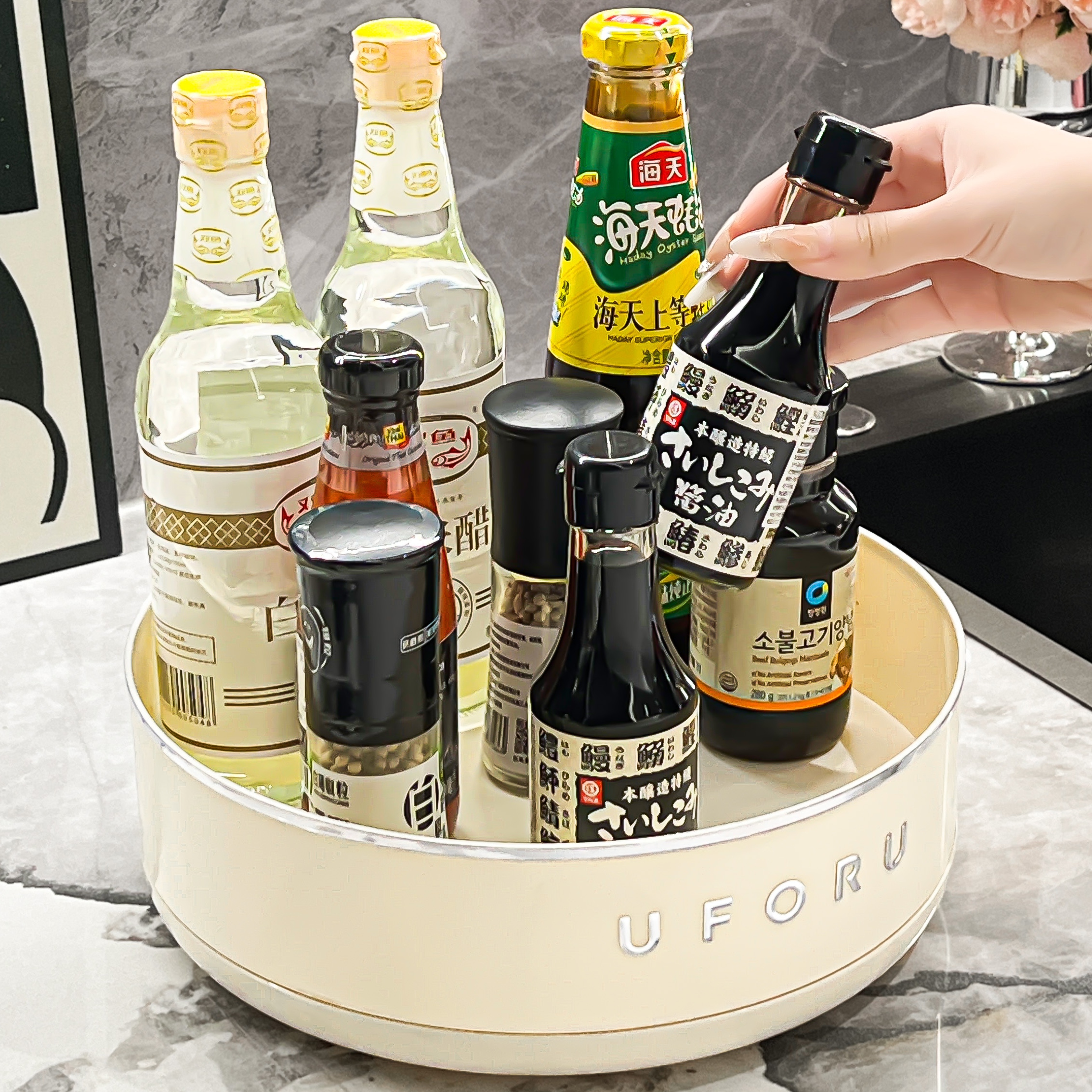 厨房台面多功能置物架用品调味料收纳架子调料品家用大全各种神器