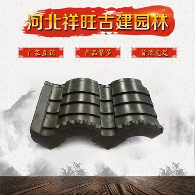 高分子仿古徽派青瓦中式古建一体屋面瓦装饰门头园林小青瓦