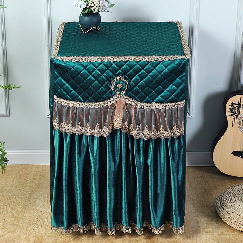 洗衣机防尘套滚筒波轮全自动上开盖罩子阳M台防晒隔热遮光布艺盖