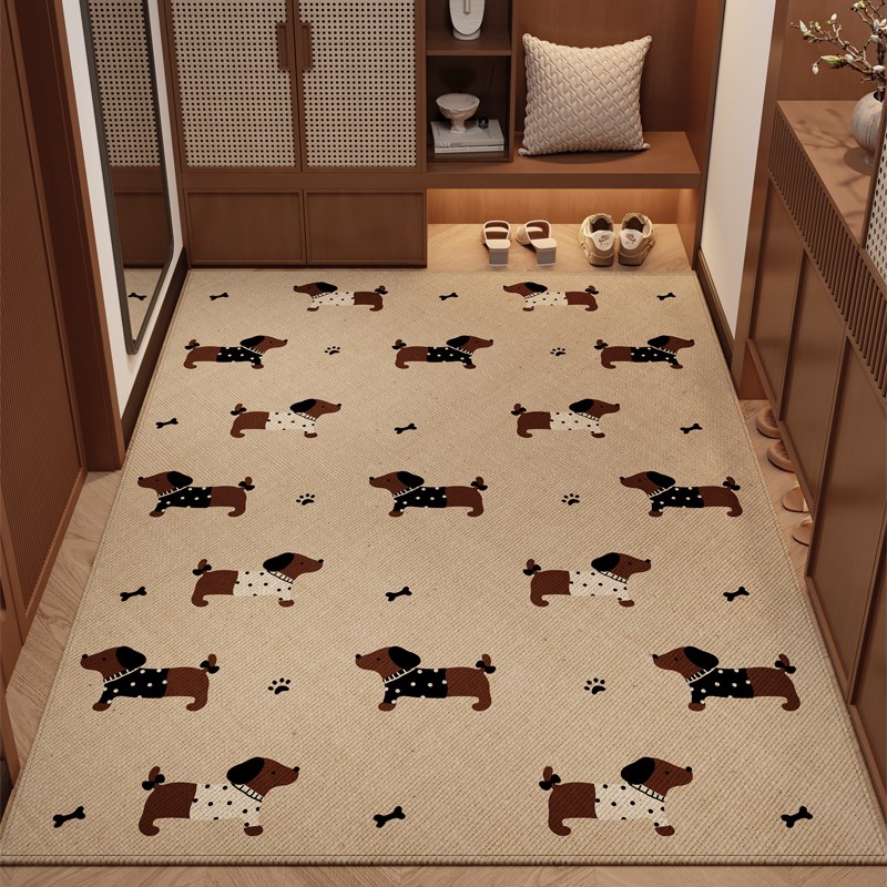 中古风地垫2025新款入户门口专用脚垫门垫进门家用走廊过道地毯垫