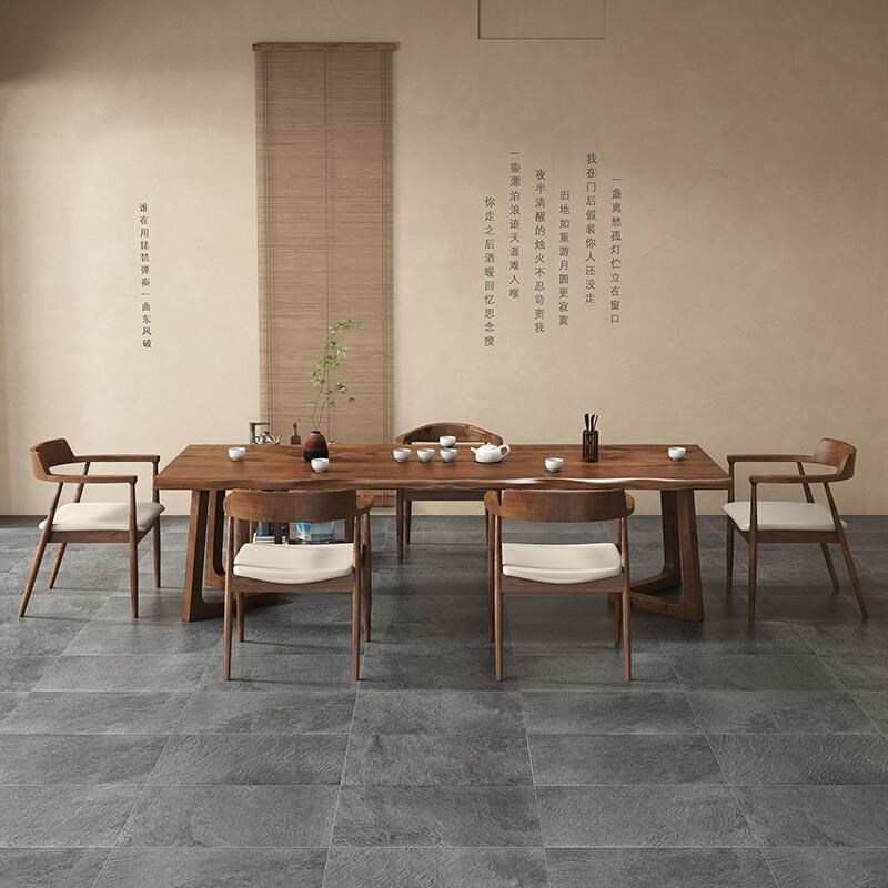 厂促实大板公茶桌椅组合型简约现代茶台泡茶桌子会议桌大茶木桌办