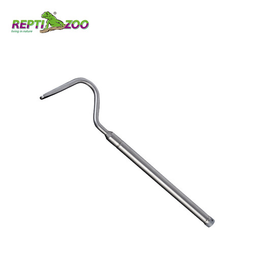 Repticzoo宠物蛇勾可伸缩多功能不锈钢蛇钩蛇形玩具蛇探针性别探