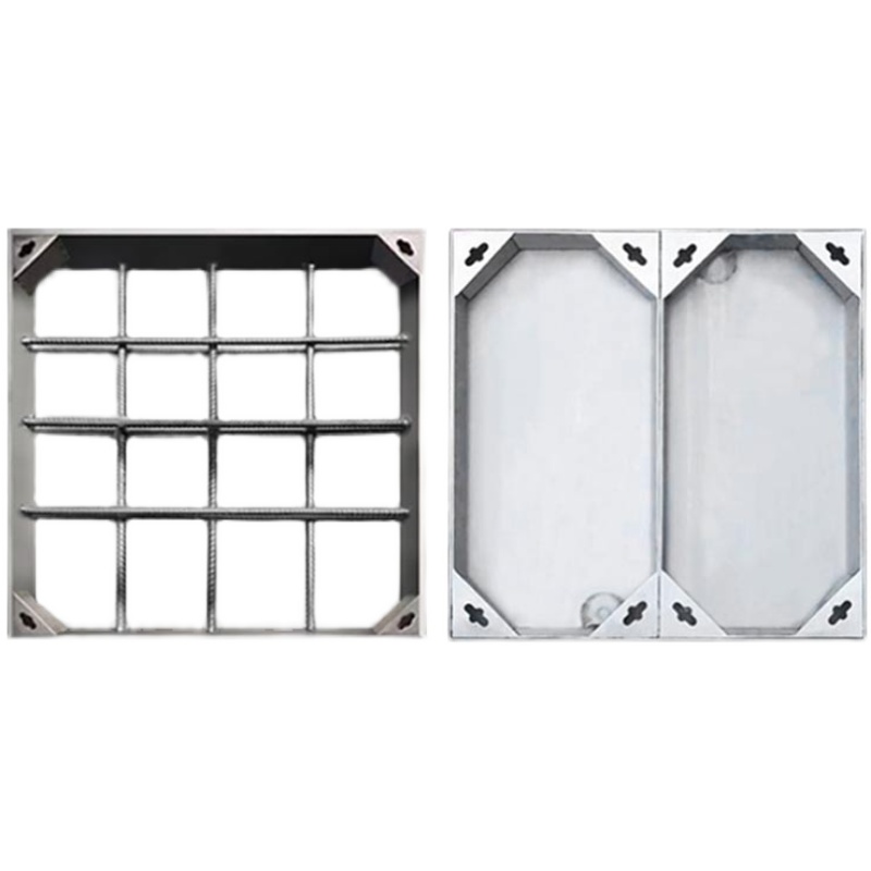 耐坚不锈钢井盖隐形装饰盖圆形方形防臭污水井窨阴井盖现货定做