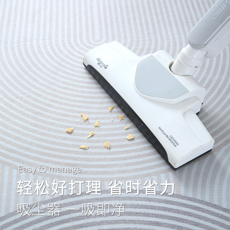 圆形地毯客厅高级感现代风加厚脚垫书房电脑椅垫子卧室防滑转椅垫