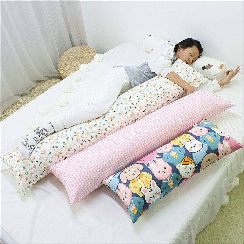 床上裸睡a长条抱枕男朋友抱枕孕妇抱枕睡觉夹腿枕儿童抱枕纯棉60