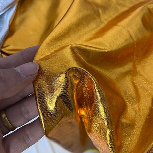 弹力烫金布c料婚庆节日舞台背景布幔装饰布金色银色场景布置婚礼