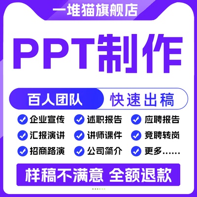 ppt制作修改文档压缩美化设计水印去除排版内容翻译动态帮做定制