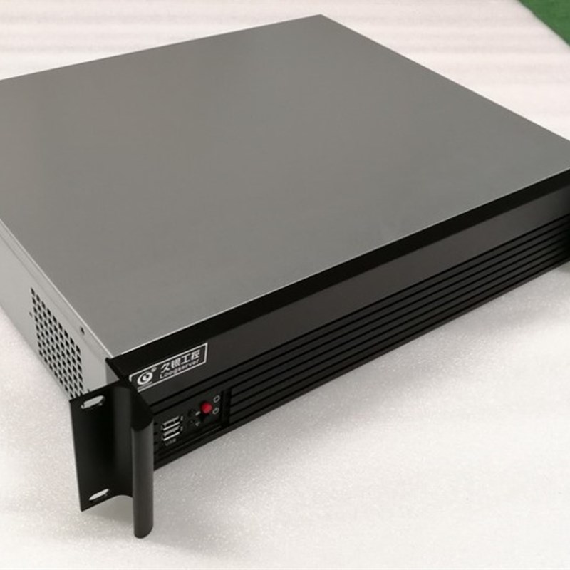 2U短机箱 2U小机箱 MATX机箱仪器设备工控小机箱35长铝面板可定制