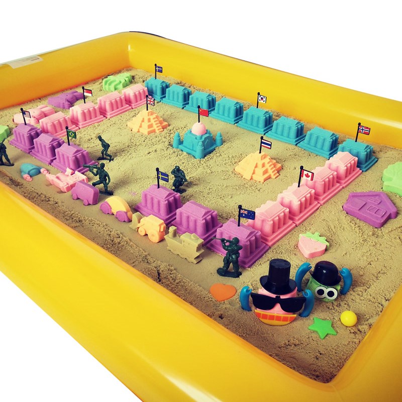 12斤儿童太空玩具沙子套装女孩彩沙魔力动力彩泥安全无毒橡皮泥沙