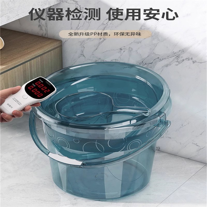 宿舍盆桶套装加厚加大洗澡水桶新生开 学洗衣桶脸盆手提大号