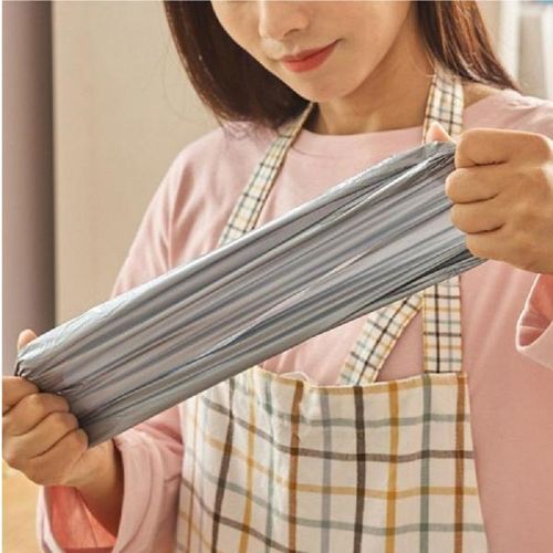 Lohom/啦哄垃圾袋抽绳手提式厨房不漏钢袋双面2丝家用加厚