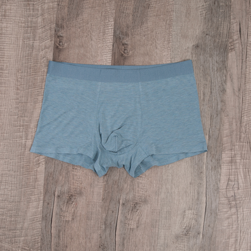 23新款润肤贴身无痕大码男四角裤三色平角内裤男生宽松三条装裤衩