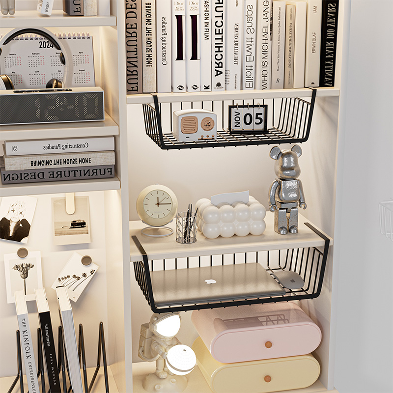 宿舍桌下收纳挂篮书桌悬挂式置物架改造好物衣柜分层空间利用神器