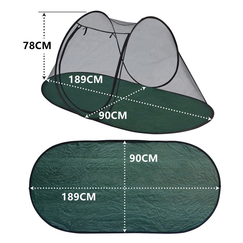 户外宠物帐篷猫咪狗笼子可折叠夏季狗狗旅行窝防蚊虫咬透气网纱棚